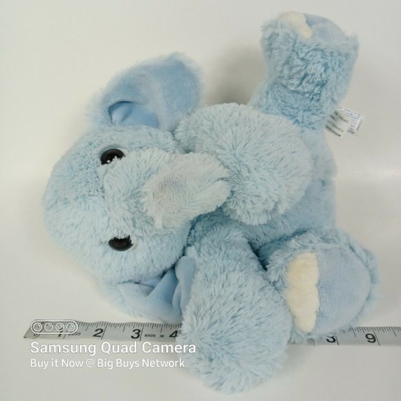 Aurora World Lil Benny Phant Shaggy Blue Elephant Plush 9" Toy Stuffed Animal - Picture 11 of 12
